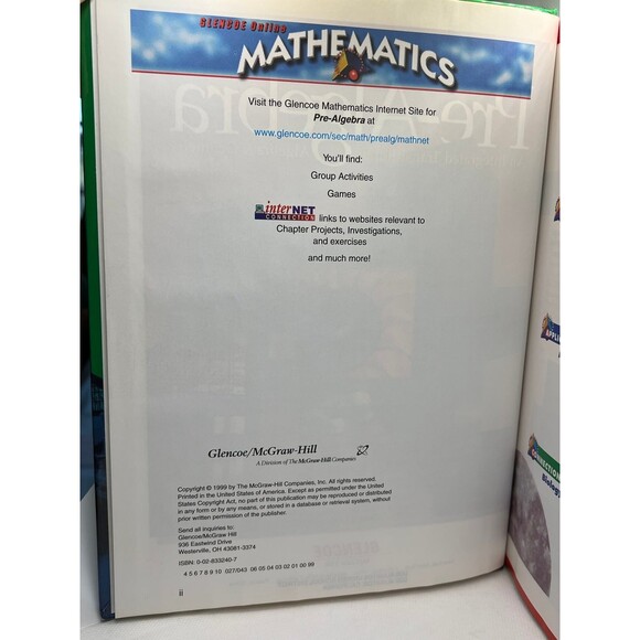 PRE-ALGEBRA An Integrated Transition to Algebra & Geometry Textbook (Bx X) - Picture 5 of 6